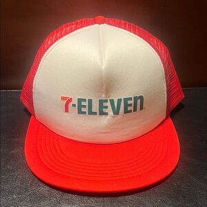 Red and White Trucker Hat
